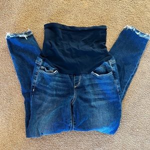 Pea in the Pod Joe’s maternity jeans Skiny Crop Sz 28